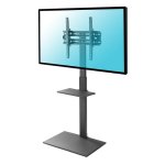 Kimex Soporte de Suelo para TV 32"-55" Altura 95-125cm VESA 400x400 Máx. 35Kg