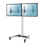 Kimex Soporte Inclinable de Suelo con Ruedas para 2 TV 50"-55" Altura 175cm VESA 600x400 Máx. 50Kg Kimex Soporte Inclinable de Suelo con Ruedas para 2 TV 50"-55" Altura 175cm VESA 600x400 Máx. 50Kg