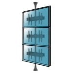 Kimex Supporto Inclinabile da Pavimento a Soffitto per 6 TV 32"-75" VESA 400x400 Max. 30Kg