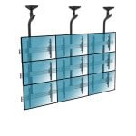 Kimex Soporte de Techo para 9 Pantallas 45"-50" VESA 600x400 Máx. 50Kg Kimex Soporte de Techo para 9 Pantallas 45"-50" VESA 600x400 Máx. 50Kg