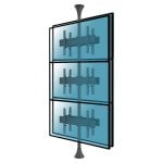 Kimex Supporto Inclinabile da Pavimento a Soffitto per 6 TV 32''-75'' VESA 600x400 Max. 30Kg