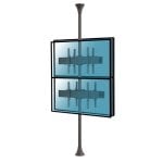 Kimex Supporto da Terra/Soffitto per 4 TV 32''-75'' VESA 600x400 Max. 30Kg