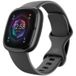 Fitbit Sense 2 Bluetooth GPS NFC 40,5mm Ecrã Digital Preto Tamanho S/L SpO2 Pulsómetro IP68