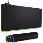 Cooles Gaming-Mauspad XL RGB Schwarz Cooles Gaming-Mauspad XL RGB Schwarz