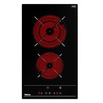 Teka TBC 32010 TTC Plaque Vitrocéramique Modulaire 2 Zones 30cm Noir