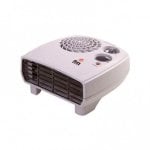Calefactor Eléctrico FM Calefacción Palma 2000W Blanco Piso Giratorio