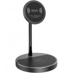 Promate Aurabase-PD20 Cargador Inalámbrico 3 en 1 MagSafe 15W