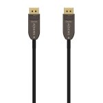 Cabo DisplayPort Aisens A155-0606 1.4 8K 10m Fibra Óptica Cobre Preto