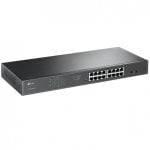 TP-Link TL-SG1218MPE Managed L2 Gigabit Ethernet (10/100/1000) Power over Ethernet (PoE) 1U Schwarz TP-Link TL-SG1218MPE Managed L2 Gigabit Ethernet (10/100/1000) Power over Ethernet (PoE) 1U Schwarz