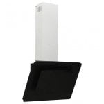 Cappa Decorativa VidaXL 60 cm C Acciaio Inossidabile/Vetro Nero