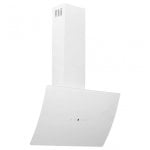 Campana decorativa VidaXL 60 cm in acciaio inossidabile/vetro temperato bianco