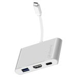 Adaptateur SilverHT Logan 4K+ USB Type C vers USB 3.0/USB-C/HDMI 4K