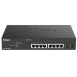 Switch administrable D-Link DGS-1100-10MPV2/E 8 ports PoE Gigabit + 2 SFP