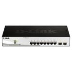 Switch gestito D-Link DGS-1210-10/E Smart+ 8 porte Gigabit Ethernet + 2 porte SFP 100/1000Mbps