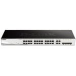 Switch D-Link DGS-1210-24 24 ports Gigabit 4 Combo SFP gestion intelligent rack 1U