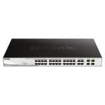D-Link DGS-1210-28P/E Smart+ Switch Gestionado 24 Puertos Ethernet Gigabit PoE + 4 Puertos Combo 1000BASE-T/SFP D-Link DGS-1210-28P/E Smart+ Switch Gestionado 24 Puertos Ethernet Gigabit PoE + 4 Puertos Combo 1000BASE-T/SFP