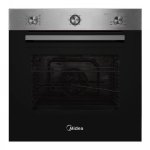 Horno multifunción Midea MCO6070MMAJ 70 L Inox con carriles telescópicos