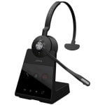 Auriculaires Jabra Engage 65 Mono sans fil DECT pour bureau avec annulation de bruit, noir