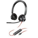 Casque pour centre d'appels Poly Blackwire 3320 USB-C