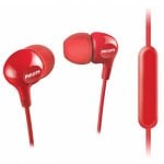 Philips SHE3555RD/00 Auriculares Intra-Auditivos Vermelhos