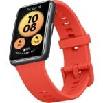 Huawei Watch Fit Bluetooth GPS 30mm AMOLED Rouge Pomelo Étanche 5ATM Pulsomètre SpO2