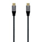 Cavo Aisens USB-C Maschio/Maschio 1m Grigio