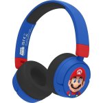 Casque Blade Super Mario sans fil et filaire Bluetooth Gaming Enfant Pliable Bleu Rouge