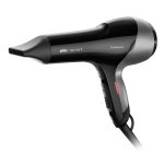 Braun Satin Hair 7 HD785 SensoDryer Asciugacapelli Professionale con Motore AC, Tecnologia IONTEC e Diffusore, 2000 W, 4 velocità, Nero