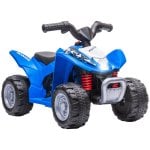 Aiyaplay Quad Eléctrico Honda con Licencia 6V Azul para Niños 18-36 Meses