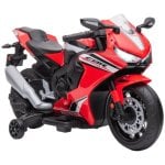 Homcom Moto Eléctrica Honda con Licencia 6V Rojo para Niños de 3-5 Años