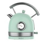 Chaleira elétrica Cecotec ThermoSense 420 Light Green 1,8L 2200W aço inoxidável vintage Chaleira elétrica Cecotec ThermoSense 420 Light Green 1,8L 2200W aço inoxidável vintage
