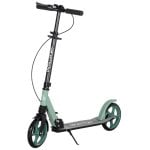 Homcom Patinete Plegable para +14 Años Menta/Negro