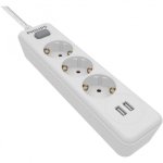 Multiprise Philips SPN3032WA/10 3 Prises 2 USB-A Interrupteur Sécurité