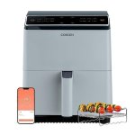 Airfryer Cosori Dual Blaze Chef Edition 6,4L 1700W Dubbele Verwarmingselementen WiFi Metallic Grijs