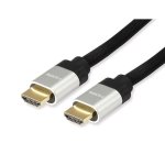 Equipaggia cavo mesh HDMI 2.1 ad alta velocità 48 Gbps 8K 60 Hz maschio/maschio 10 m nero