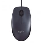 Logitech M100 Mouse USB con Cavo, 3 Pulsanti, Tracciamento Ottico 1000 DPI, Ambidestro, Compatibile con PC, Mac, Laptop