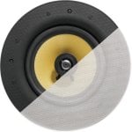 Vision CS-1900 altoparlante 1-via Nero, Bianco, Giallo Cablato 60 W