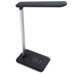 Lampada LED Cool Fold con Base di Ricarica Wireless Qi Nero