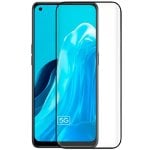 Fantastica protezione per schermo in vetro temperato nero Full 3D per Oppo Reno 8 Lite 5G