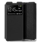 Custodia Flip Cover liscia nera per ZTE Blade V40 Vita/Blade A72