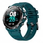 DCU Tecnologic Smartwatch GPS Bluetooth 50mm AMOLED Grün S/M M/L IP68 SpO2 Herzfrequenz Schlaf