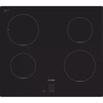 Plaque à induction Bosch Série 2 PUG611AA5D 4 zones 60 cm Noir