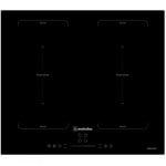 Meireles Free Cook Placa de Indução 4 Zonas 60cm Preta