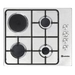 Piano cottura misto Meireles MG 3631 X 3 zone gas + 1 zona elettrica 60 cm acciaio inox