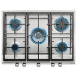 Teka EX 70.1 5G AI AL DR CI Placa de Gás 5 Zonas 68cm Aço Inoxidável