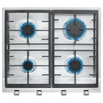 Piano Cottura A Gas Teka EX 60.1 4G AI AL CI 4 Zone 58 cm Acciaio Inox