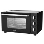 Horno eléctrico Sauber Serie 3-1400 20L Negro con convección y doble cristal