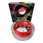 3D World Bobina de Filamento PLA Premium 1.75mm 1kg Rojo Fresa