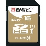 Emtec SDHC 16GB Class10 Gold + 16 Go Classe 10
