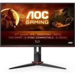 AOC 27G2SPU/BK Monitor PC 68,6 cm (27") 1920 x 1080 Pixel Full HD Nero, Rosso